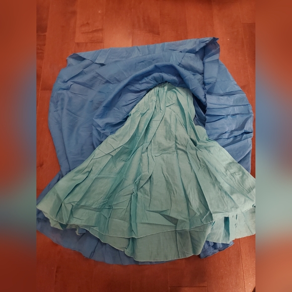 Flowy Blue/Teal Mermaid Dress - Picture 4 of 4